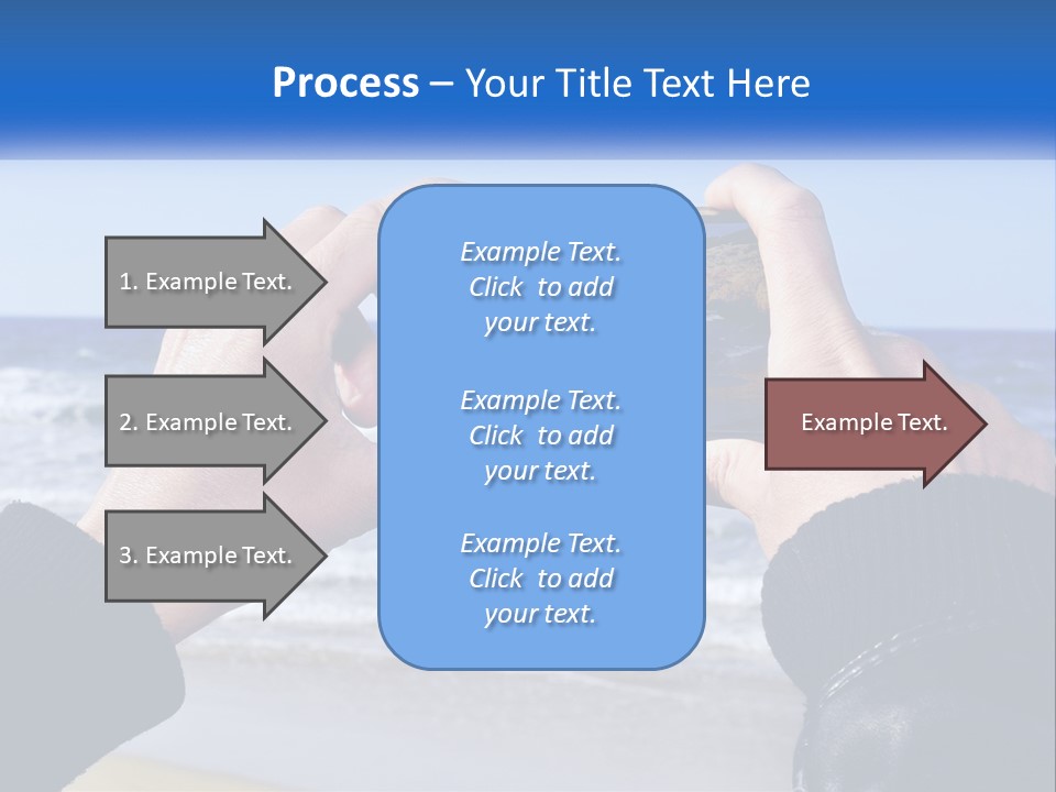 Senior Water White PowerPoint Template