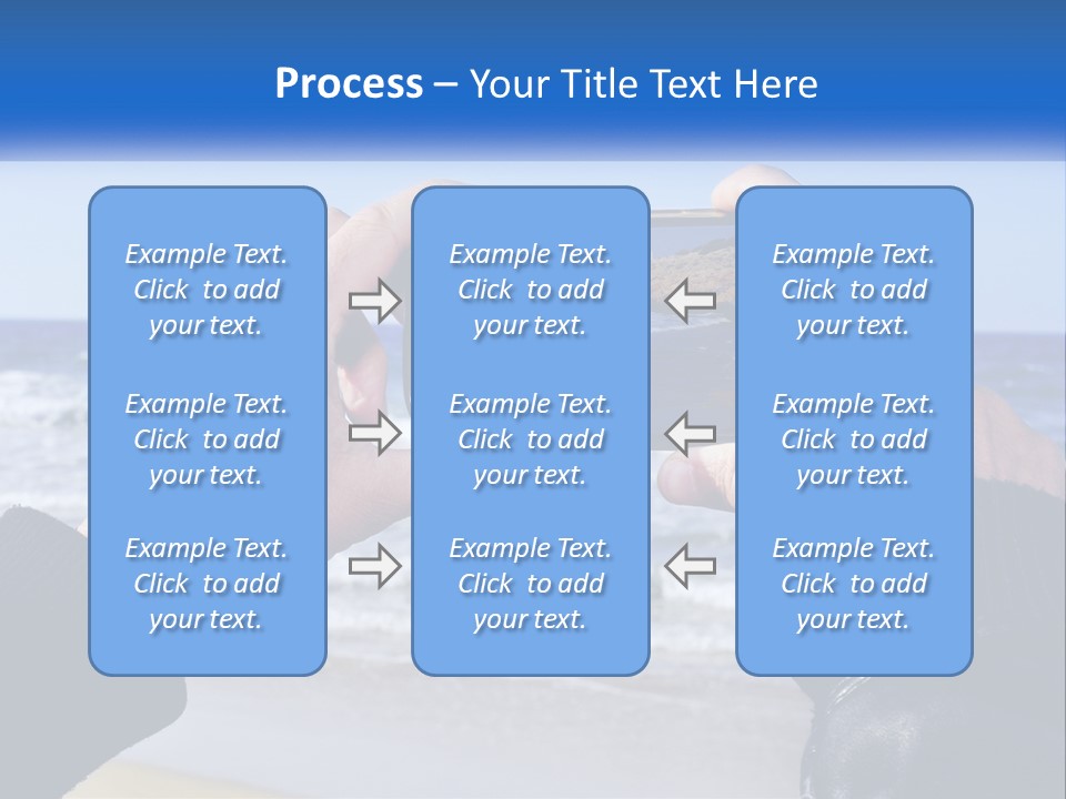 Senior Water White PowerPoint Template
