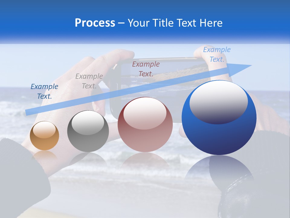 Senior Water White PowerPoint Template