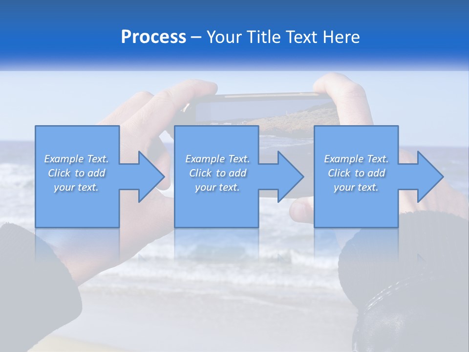 Senior Water White PowerPoint Template