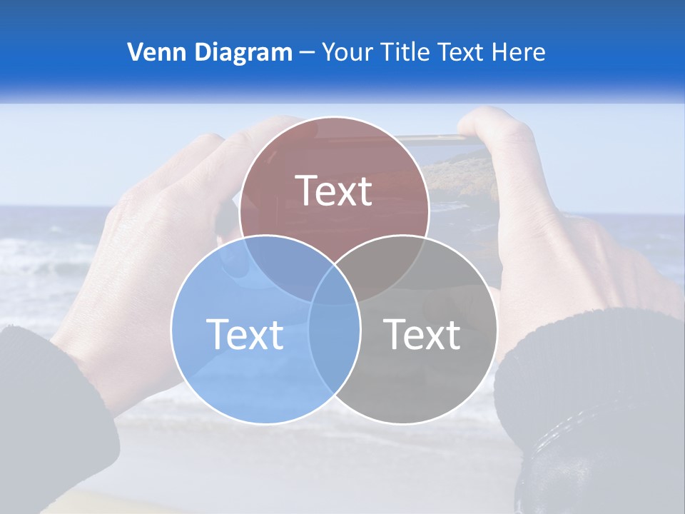 Senior Water White PowerPoint Template