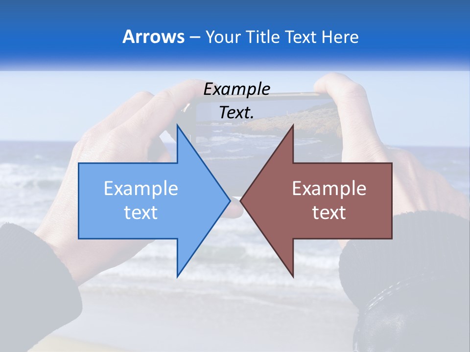 Senior Water White PowerPoint Template