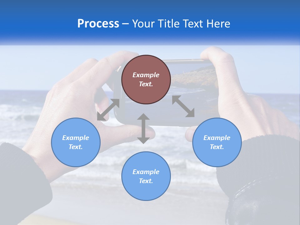 Senior Water White PowerPoint Template