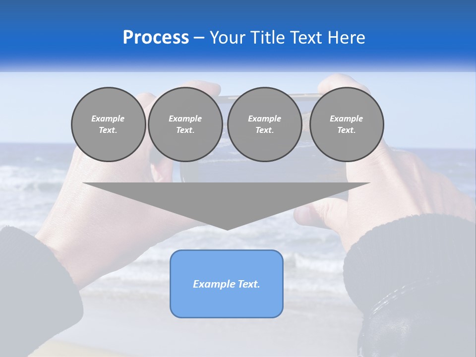 Senior Water White PowerPoint Template