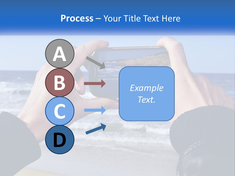 Senior Water White PowerPoint Template