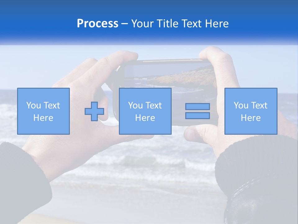 Senior Water White PowerPoint Template