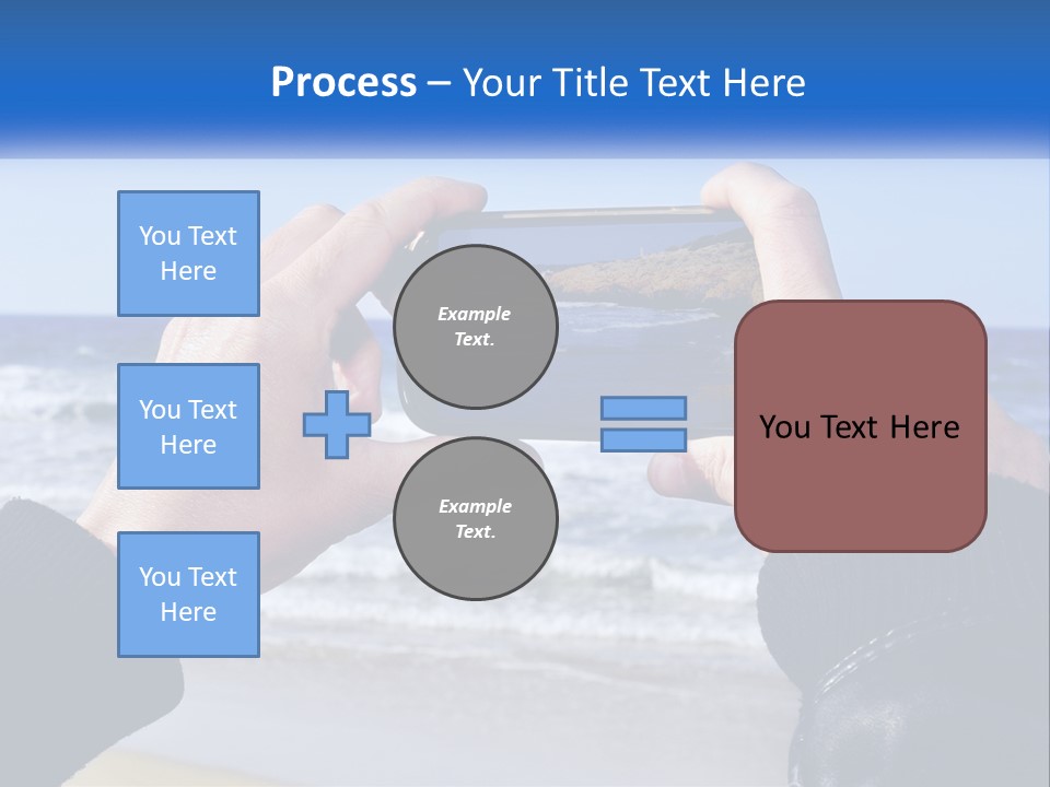 Senior Water White PowerPoint Template