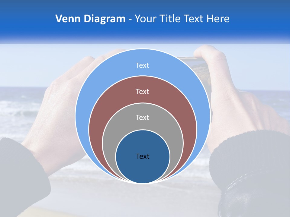 Senior Water White PowerPoint Template