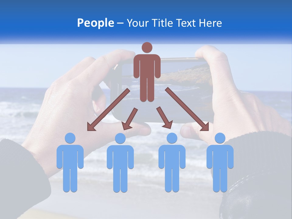 Senior Water White PowerPoint Template