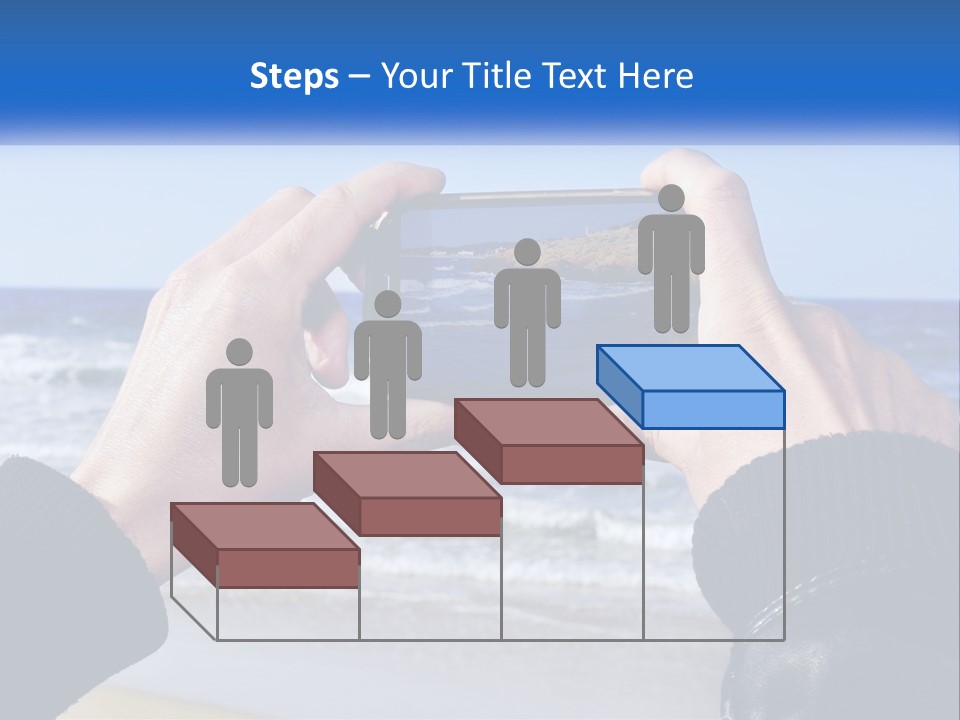 Senior Water White PowerPoint Template