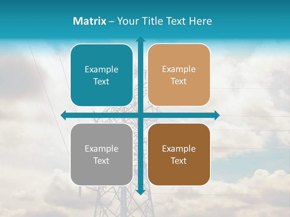Coast Older Standing PowerPoint Template