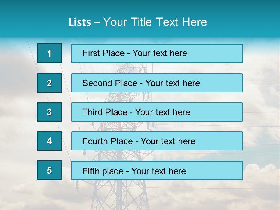 Coast Older Standing PowerPoint Template