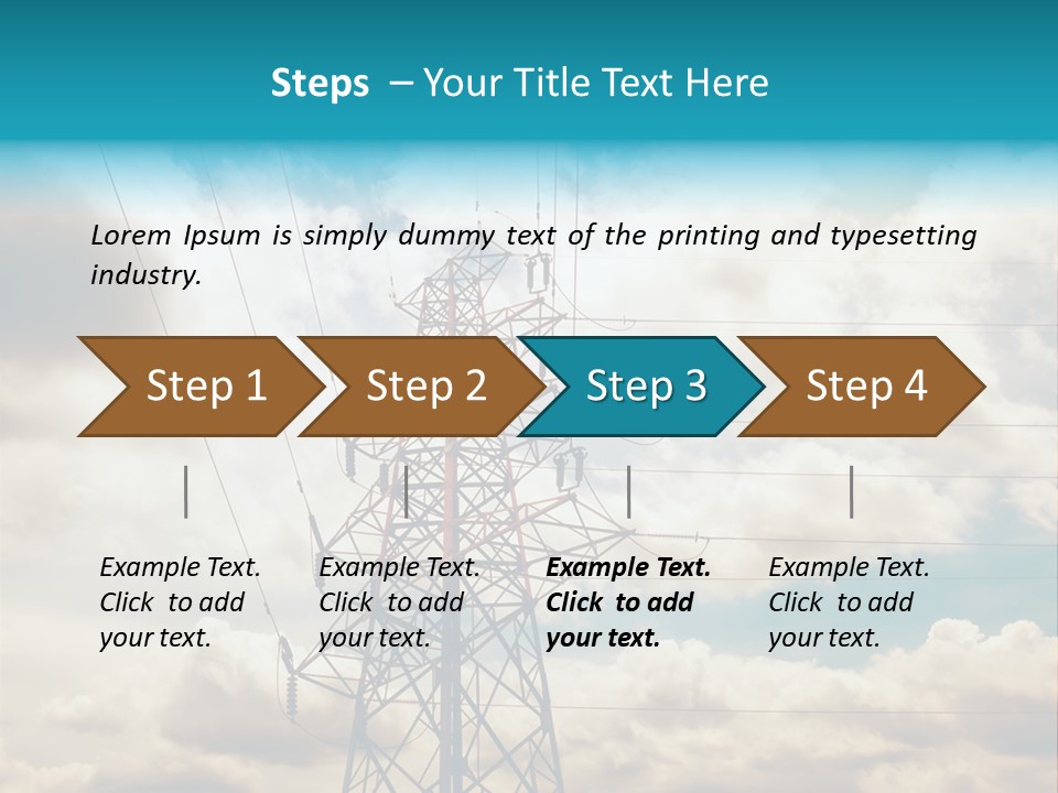 Coast Older Standing PowerPoint Template