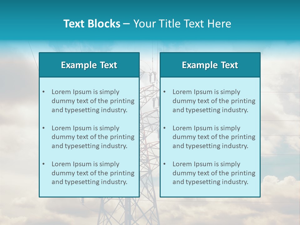 Coast Older Standing PowerPoint Template