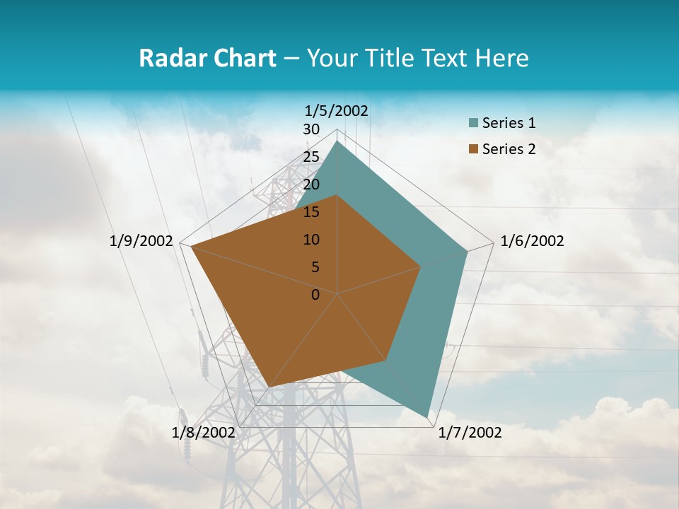 Coast Older Standing PowerPoint Template