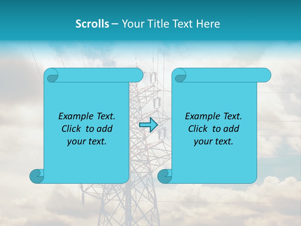 Coast Older Standing PowerPoint Template