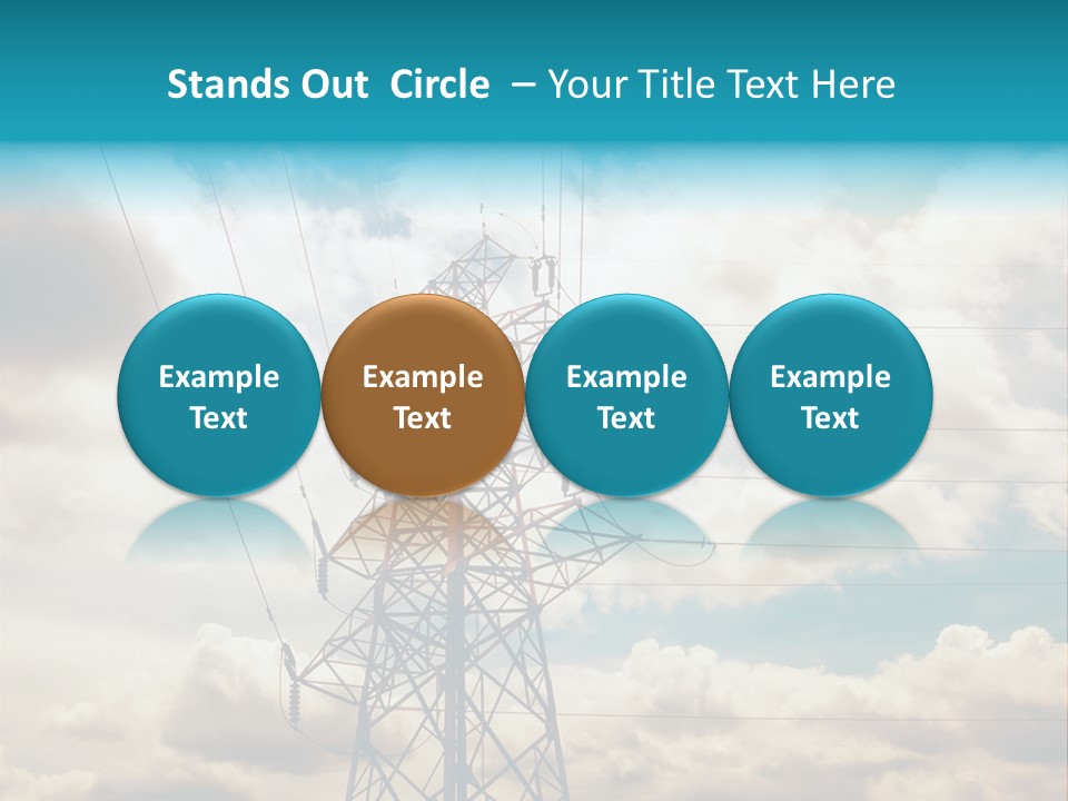 Coast Older Standing PowerPoint Template