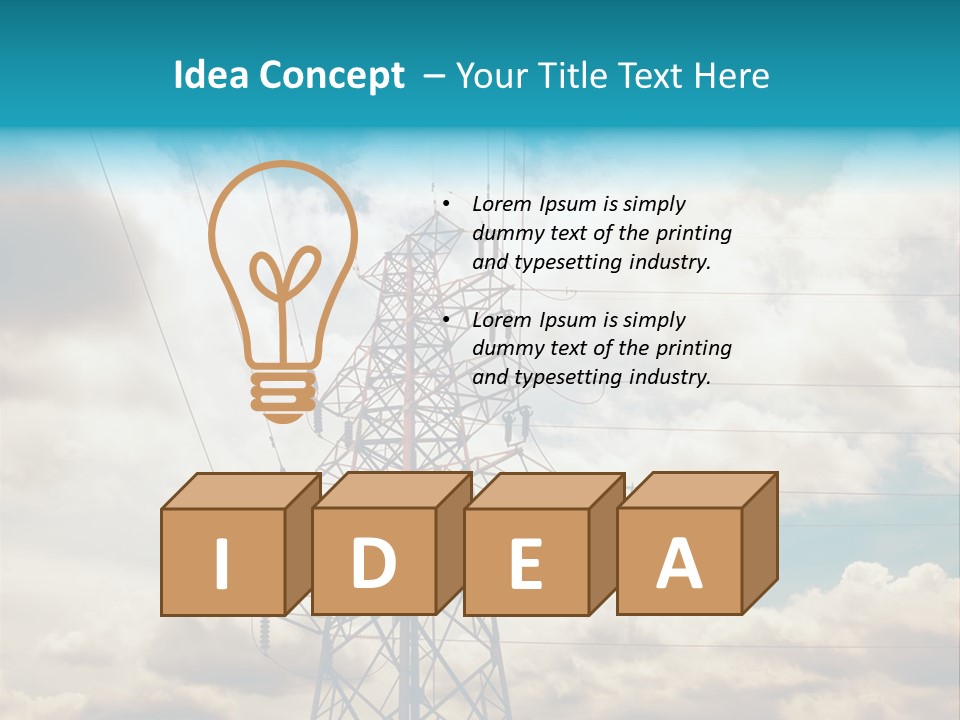 Coast Older Standing PowerPoint Template