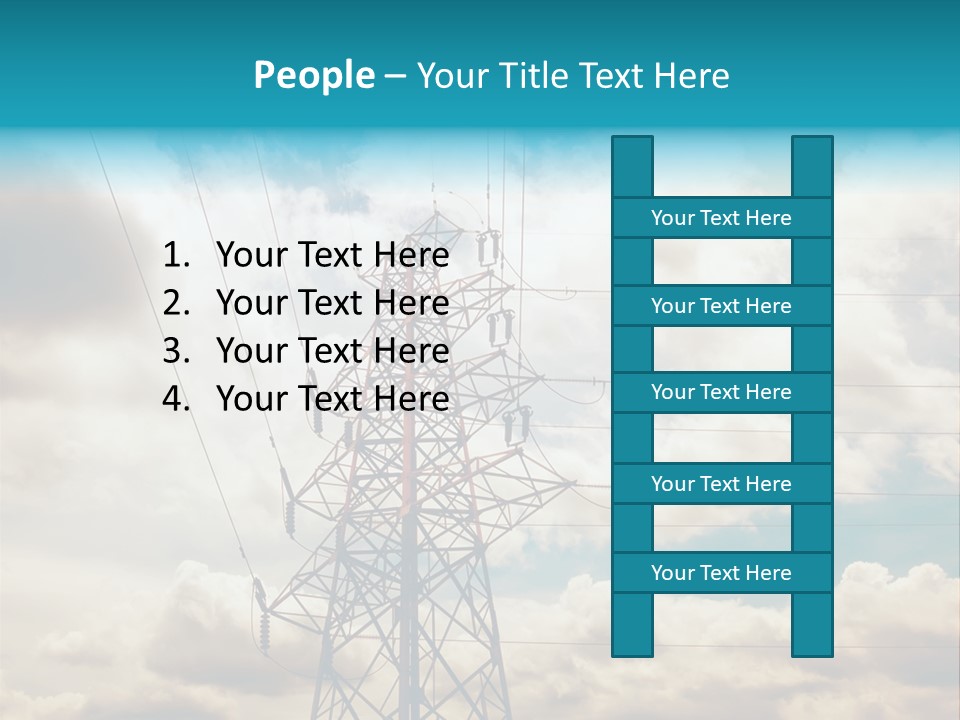 Coast Older Standing PowerPoint Template