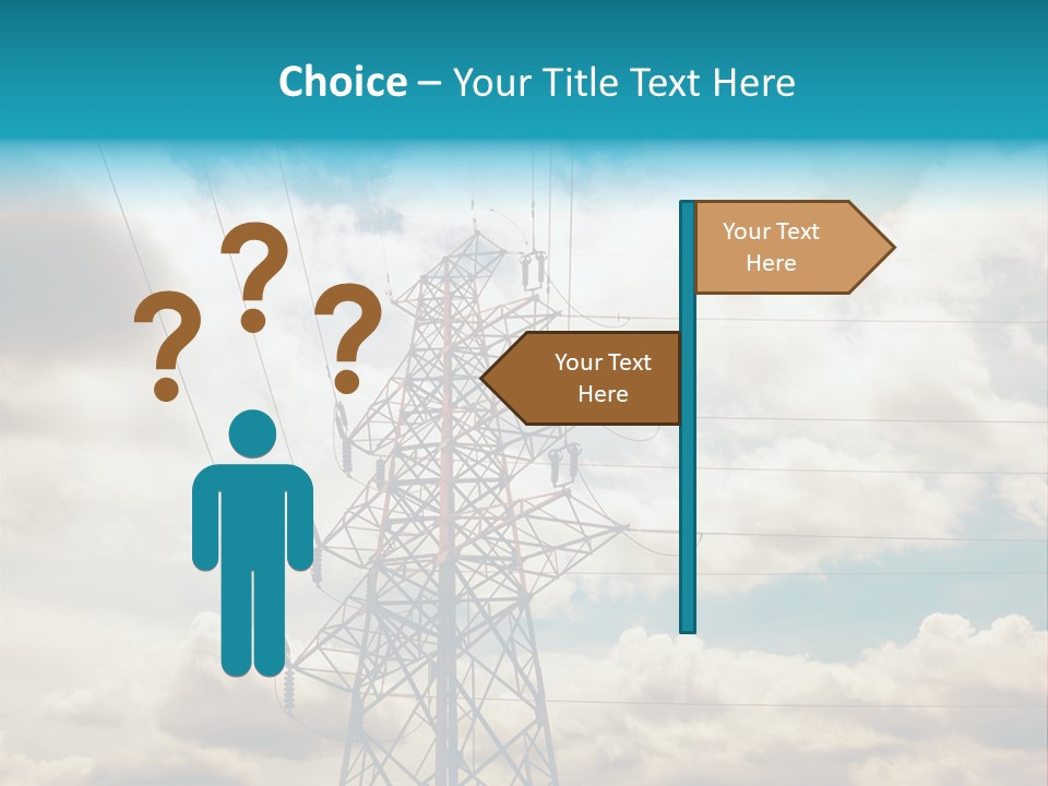 Coast Older Standing PowerPoint Template