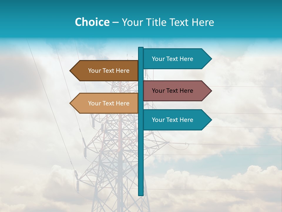 Coast Older Standing PowerPoint Template