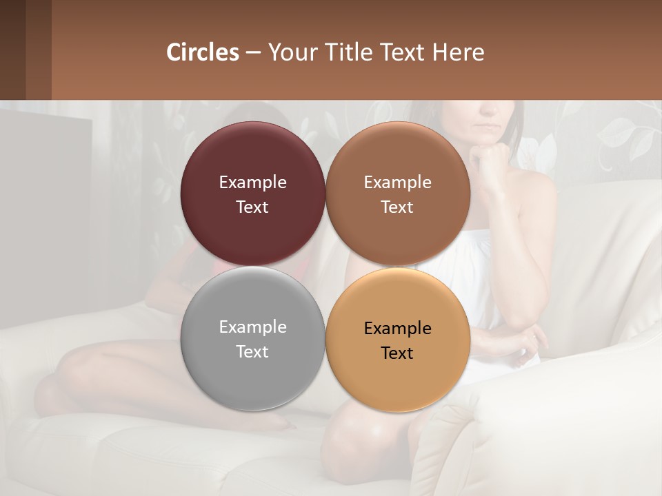 Caucasian Sunrise Wave PowerPoint Template