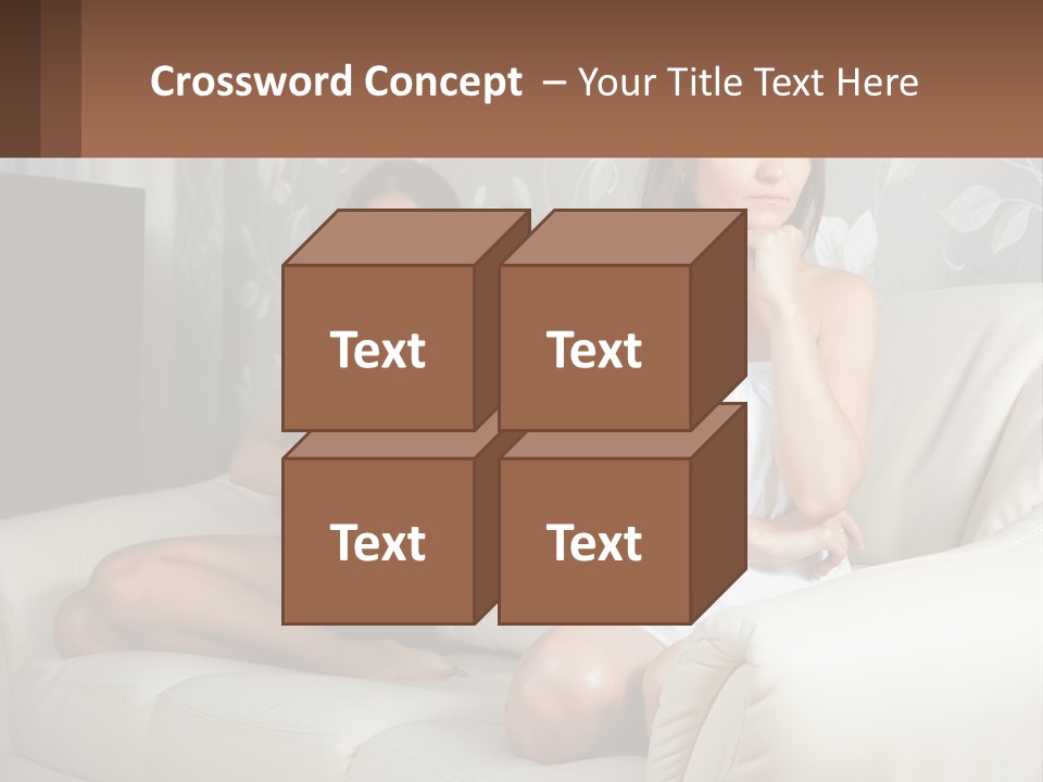 Caucasian Sunrise Wave PowerPoint Template