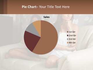 Caucasian Sunrise Wave PowerPoint Template