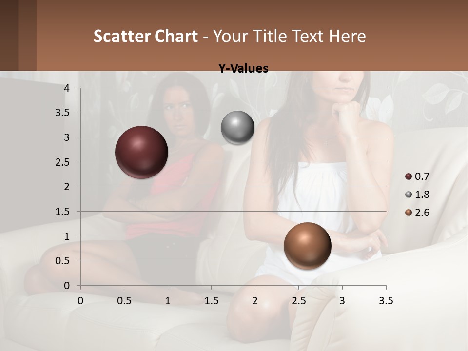 Caucasian Sunrise Wave PowerPoint Template