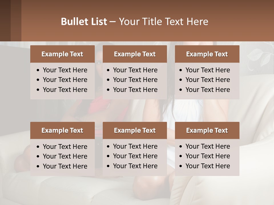 Caucasian Sunrise Wave PowerPoint Template
