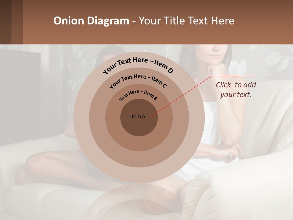 Caucasian Sunrise Wave PowerPoint Template