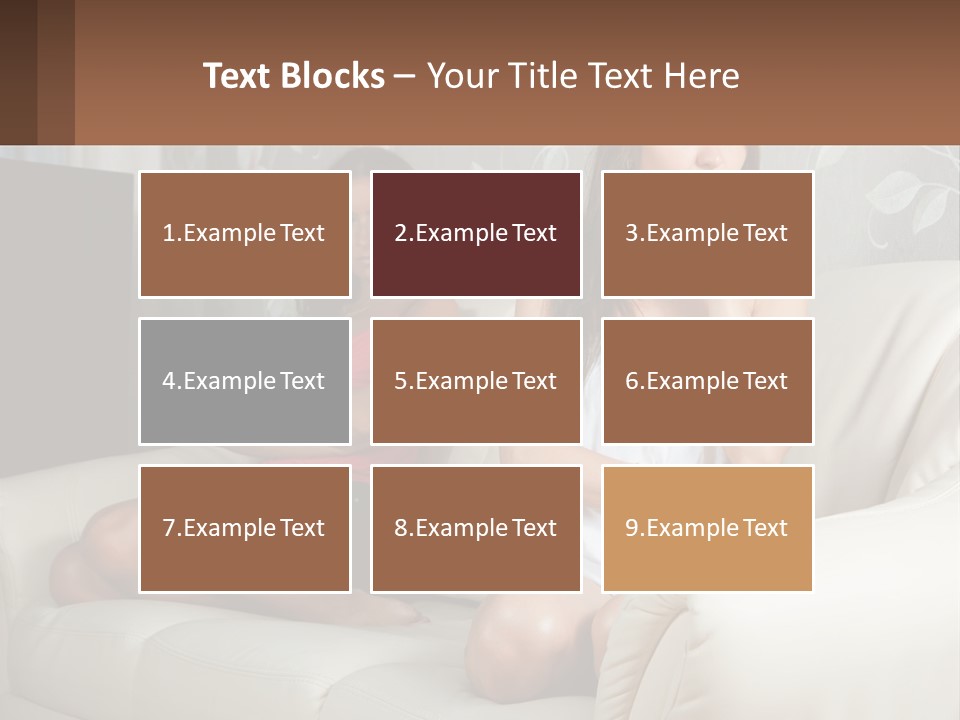 Caucasian Sunrise Wave PowerPoint Template