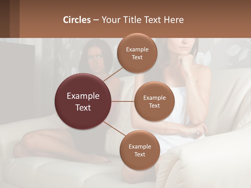 Caucasian Sunrise Wave PowerPoint Template