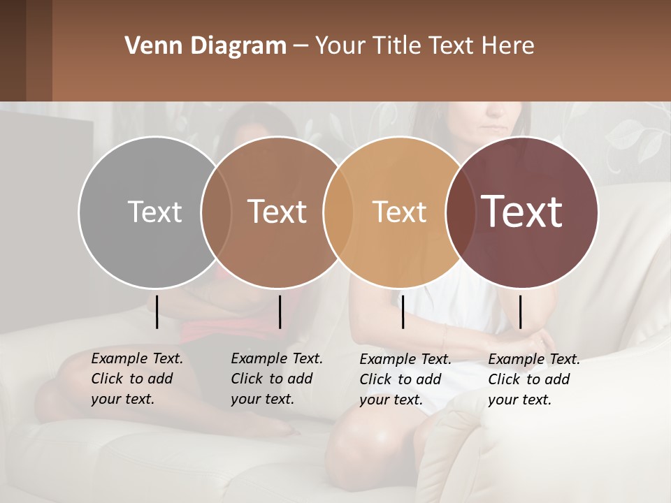 Caucasian Sunrise Wave PowerPoint Template
