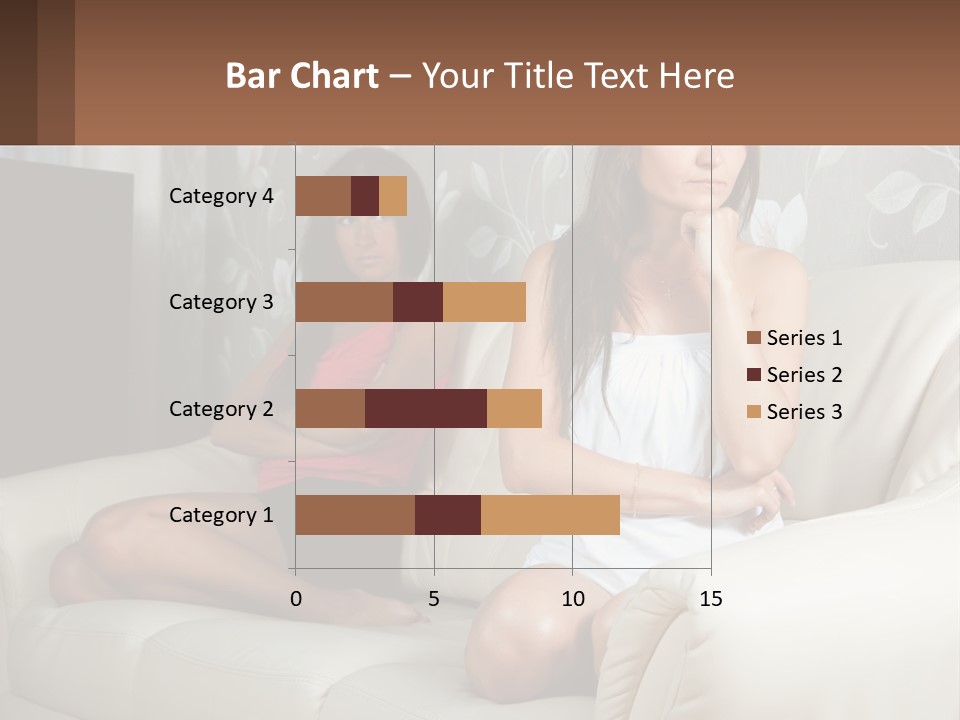 Caucasian Sunrise Wave PowerPoint Template