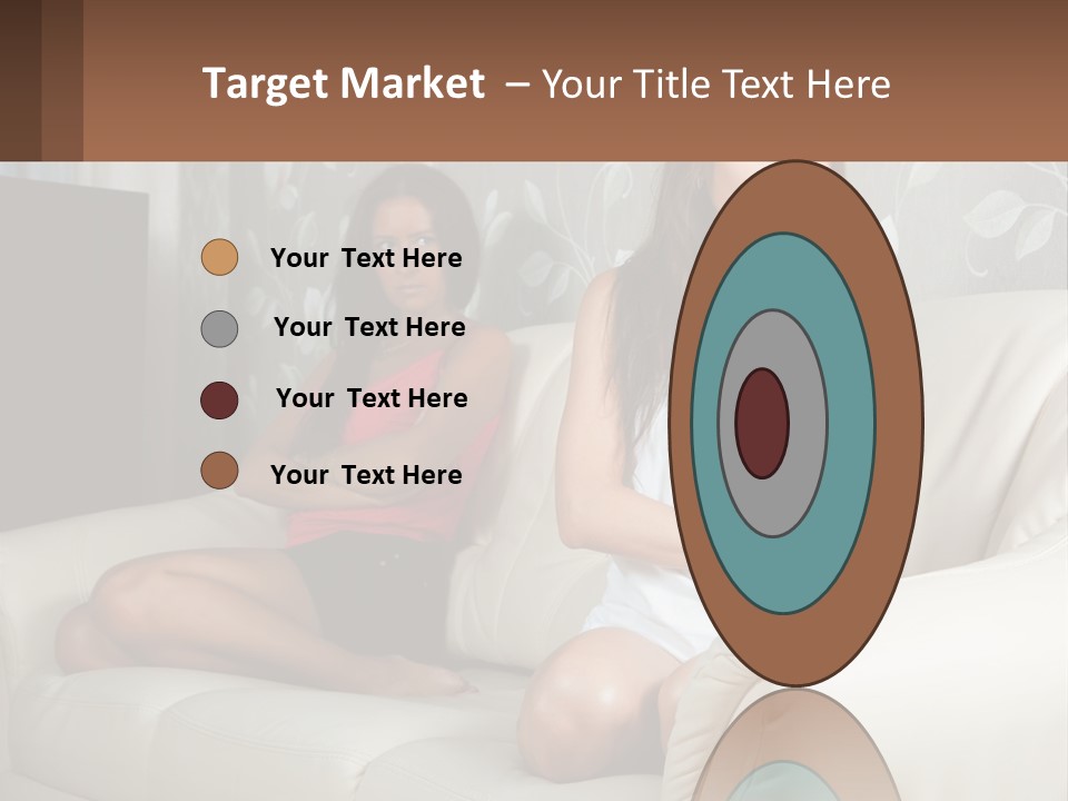 Caucasian Sunrise Wave PowerPoint Template