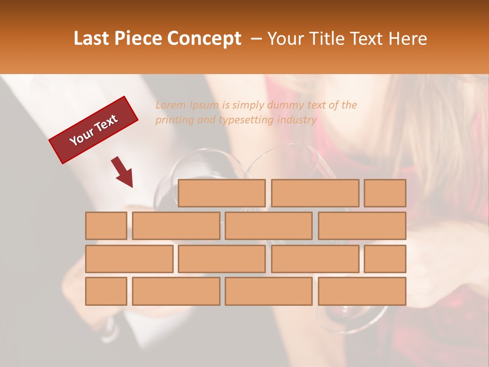 Standing Sad Calm PowerPoint Template