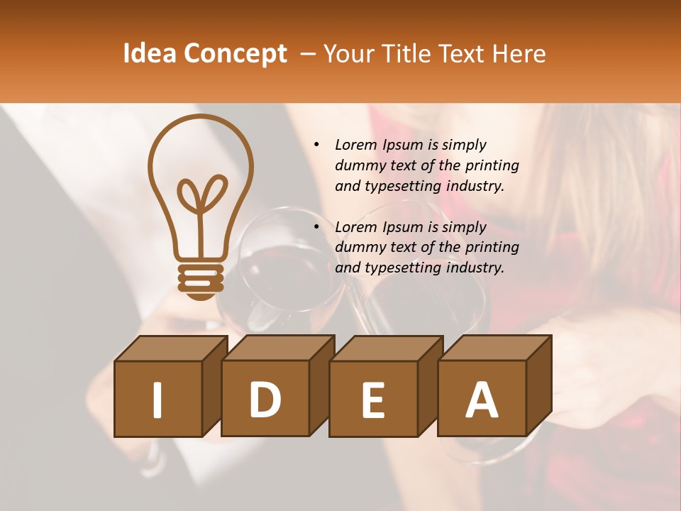 Standing Sad Calm PowerPoint Template