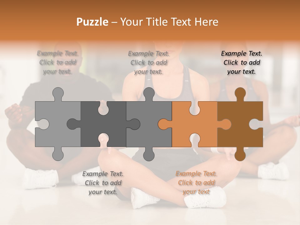 Old Water Elderly PowerPoint Template