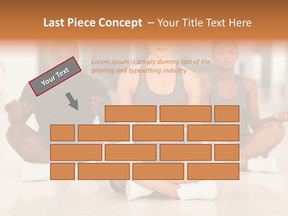 Old Water Elderly PowerPoint Template