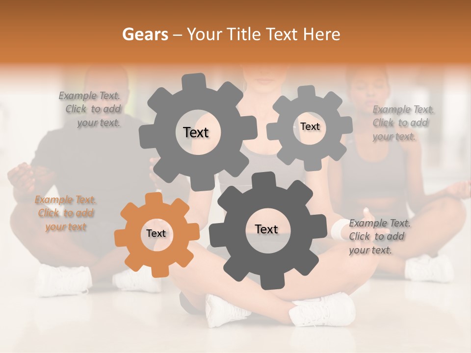 Old Water Elderly PowerPoint Template