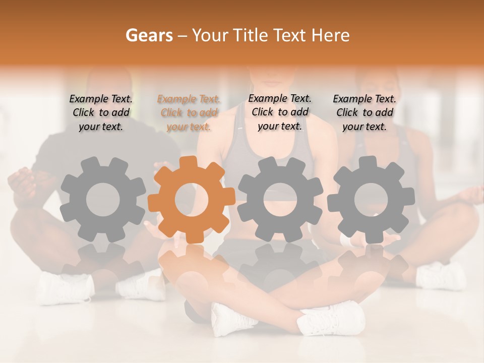 Old Water Elderly PowerPoint Template