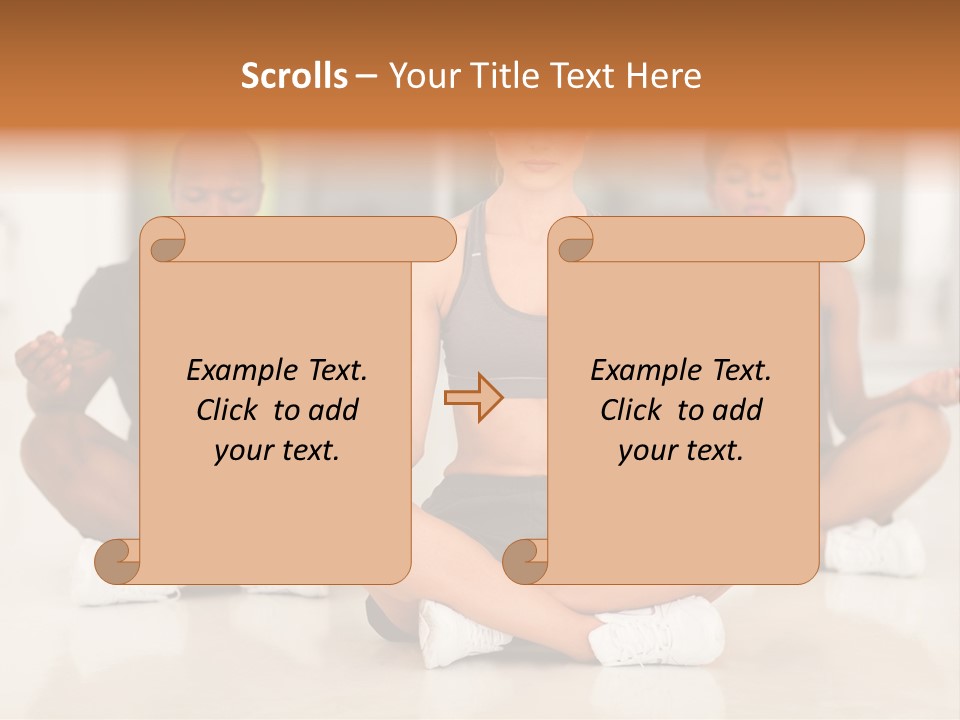 Old Water Elderly PowerPoint Template