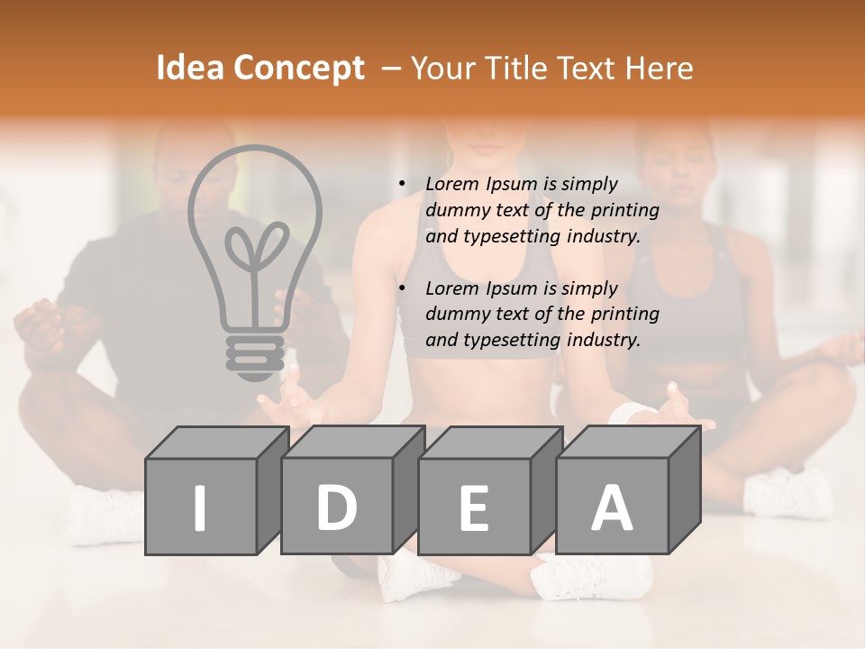 Old Water Elderly PowerPoint Template