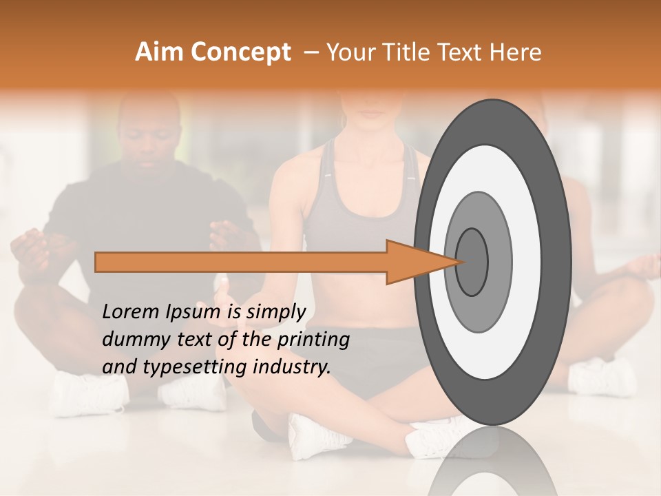 Old Water Elderly PowerPoint Template