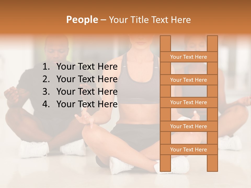 Old Water Elderly PowerPoint Template