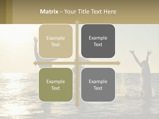 Sea Sunrise Portrait PowerPoint Template