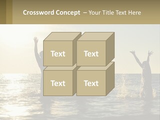 Sea Sunrise Portrait PowerPoint Template