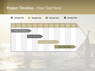 Sea Sunrise Portrait PowerPoint Template