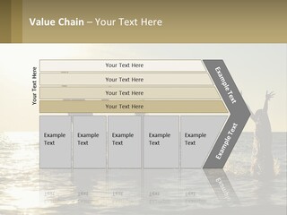 Sea Sunrise Portrait PowerPoint Template